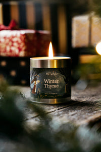 St. Eval Winter Thyme Scented Tin Candle - The Mercantile London
