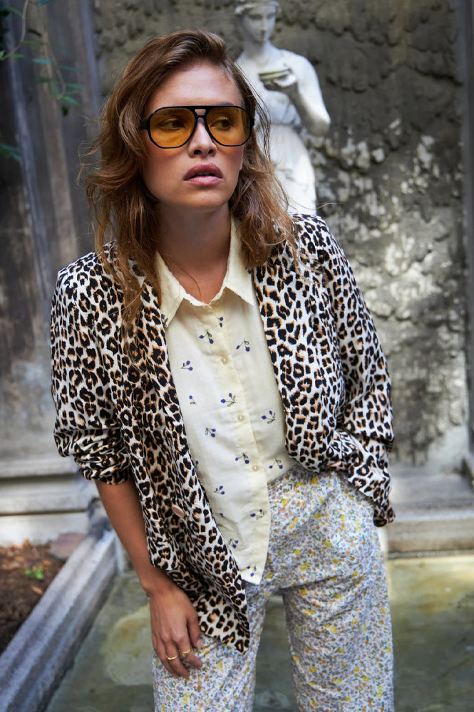 Lolly's Laundry Jolie Leopard Print Blazer - The Mercantile London