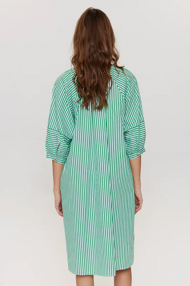 Numph Erica Green Spruce Dress - The Mercantile London