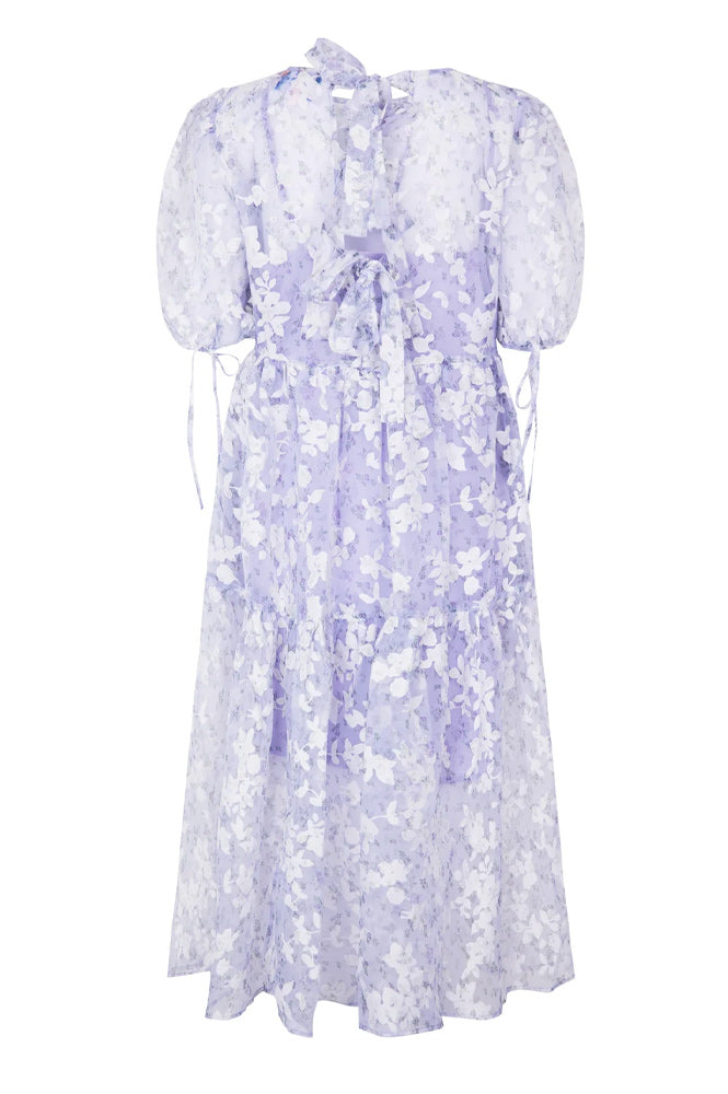 Cras Nice Purple Florals Dress - The Mercantile London