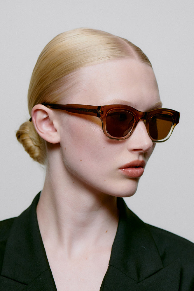 A Kjaerbede Lane Smoke / Champagne Sunglasses - The Mercantile London