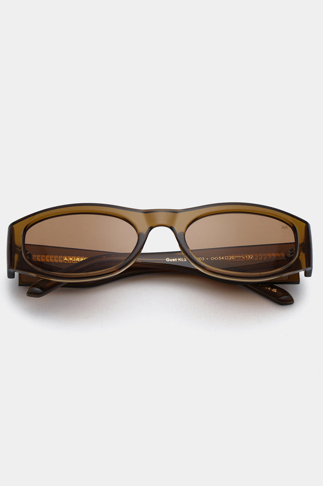 A Kjaerbede Gust Smoke Transparent Sunglasses - The Mercantile London