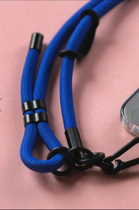 Talk And Tell Electric Blue Crossbody Adjustable Phone Strap