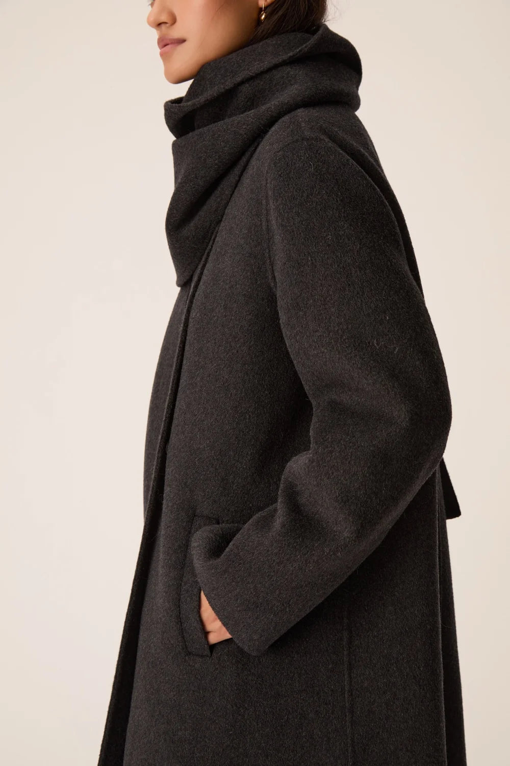 Des Petits Hauts Yvanka Anthracite Coat