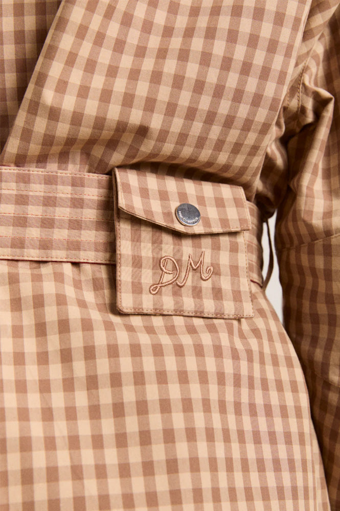 Damson Madder Anja Reversible Shower-Proof Trench Coat