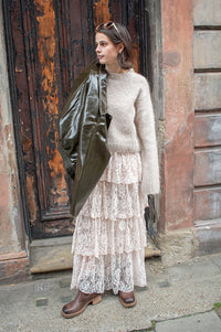 Dr Denim Moira Brushed Silver Lining Sweater - The Mercantile London