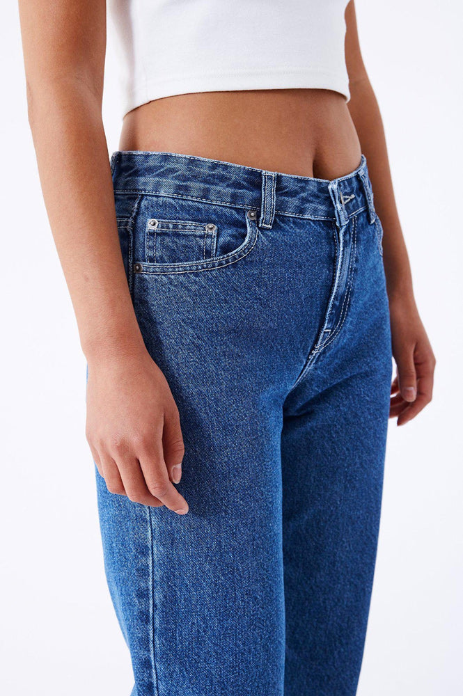 Dr Denim Arch Pebble Mid Stone Jeans - The Mercantile London