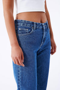 Dr Denim Arch Pebble Mid Stone Jeans - The Mercantile London