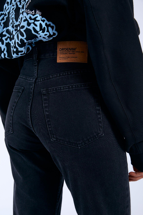 Dr Denim Arch Black Used Jeans - The Mercantile London