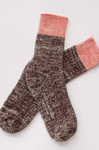 Rock + Ruby Elsie Dark Cherry Socks - The Mercantile London