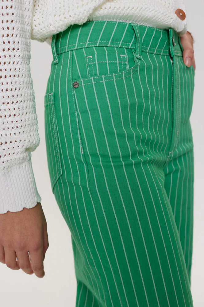 Numph Paris Green Spruce Pants - The Mercantile London