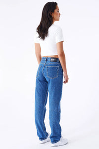 Dr Denim Arch Pebble Mid Stone Jeans - The Mercantile London