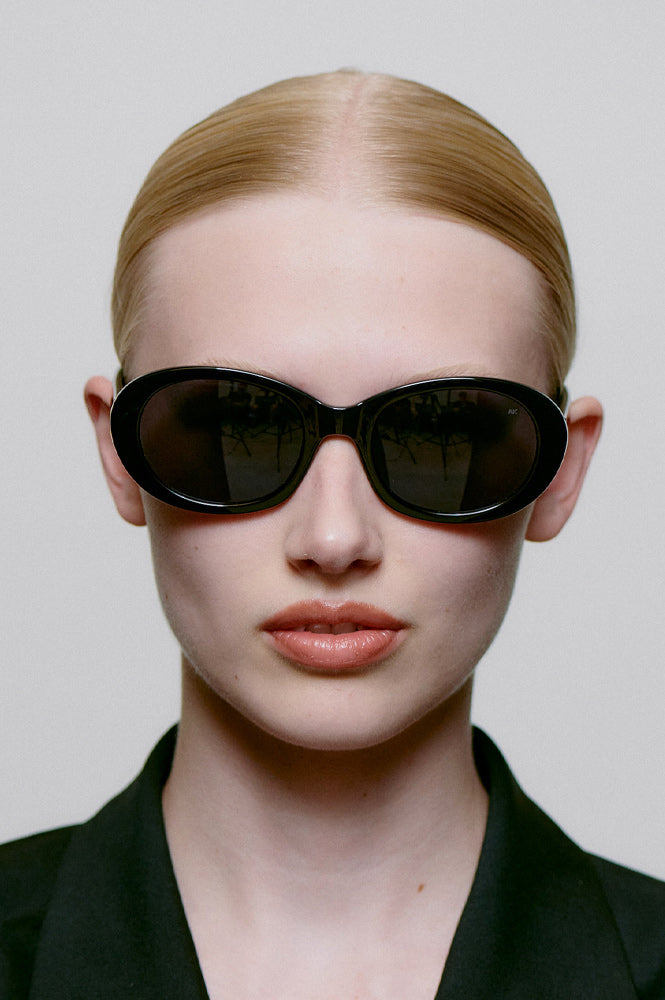 A Kjaerbede Anma Black Sunglasses - The Mercantile London