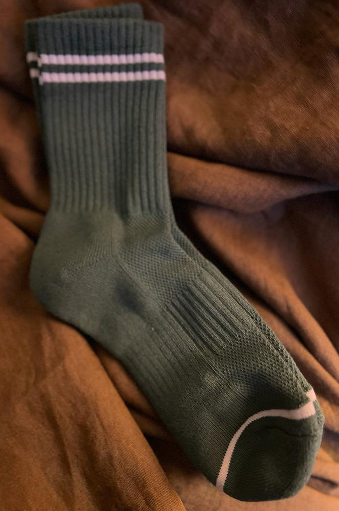 Le Bon Shoppe Boyfriend Moss Socks - The Mercantile London