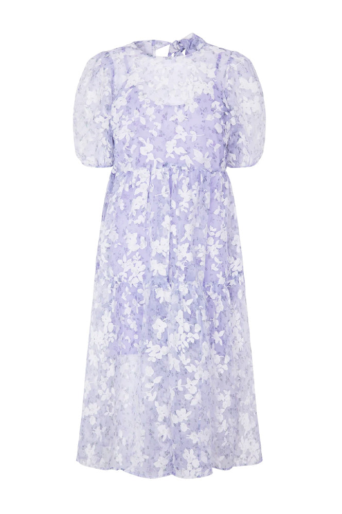 Cras Nice Purple Florals Dress - The Mercantile London
