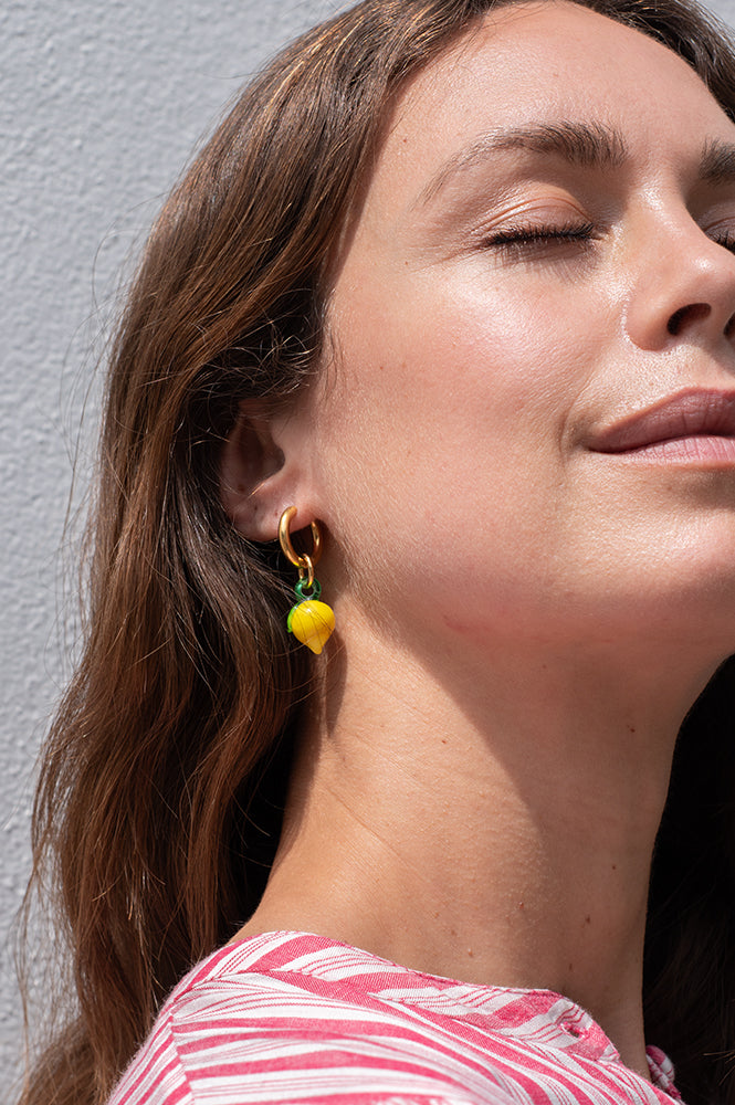 Sandralexandra Single Lemon Earring - The Mercantile London