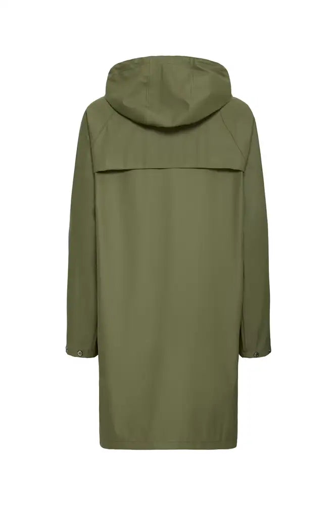 ICHI Tazi Kalamata Green Raincoat