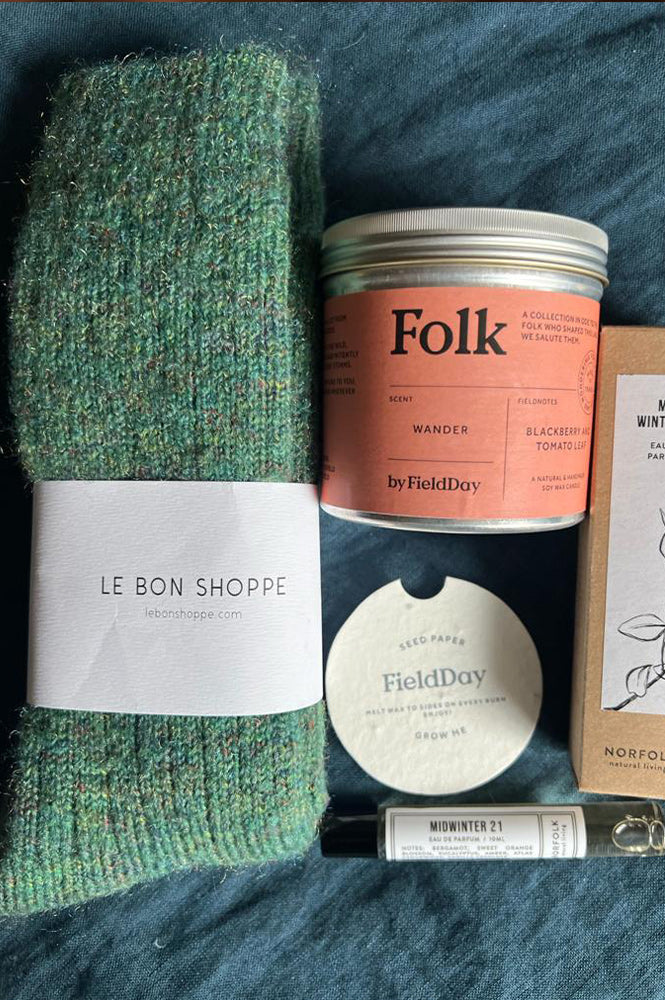 Le Bon Shoppe Margot Emerald Socks - The Mercantile London
