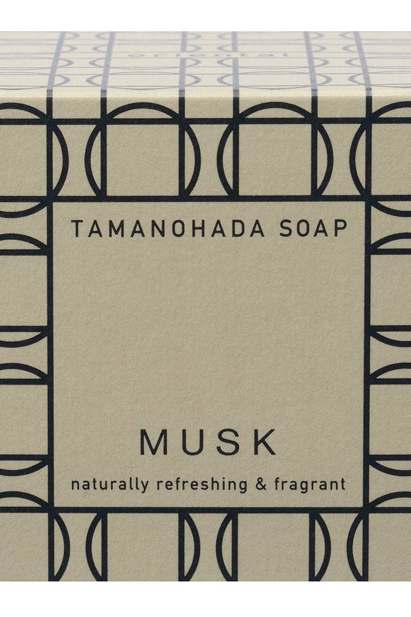 Tamanohada Musk Round Soap - The Mercantile London