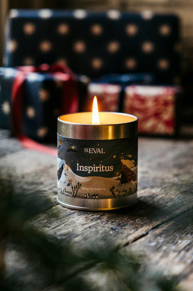 St. Eval Inspiritus Scented Tin Candle - The Mercantile London
