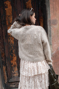 Dr Denim Moira Brushed Silver Lining Sweater - The Mercantile London