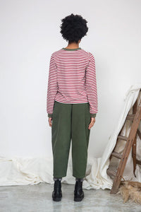Beaumont Organic Cedar Khaki Corduroy Trousers - The Mercantile London