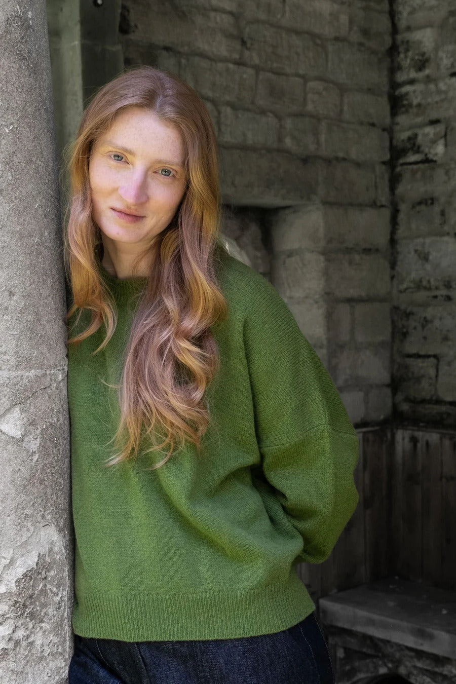 Bibico Layla Moss Green Jumper