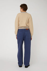 Stella Nova Soft Powder Apple Embroidered Wool Jumper - The Mercantile London