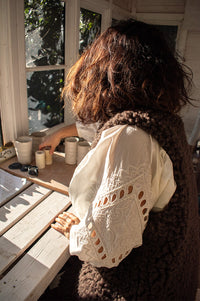 By-Bar Rae Cloud White Blouse - The Mercantile London