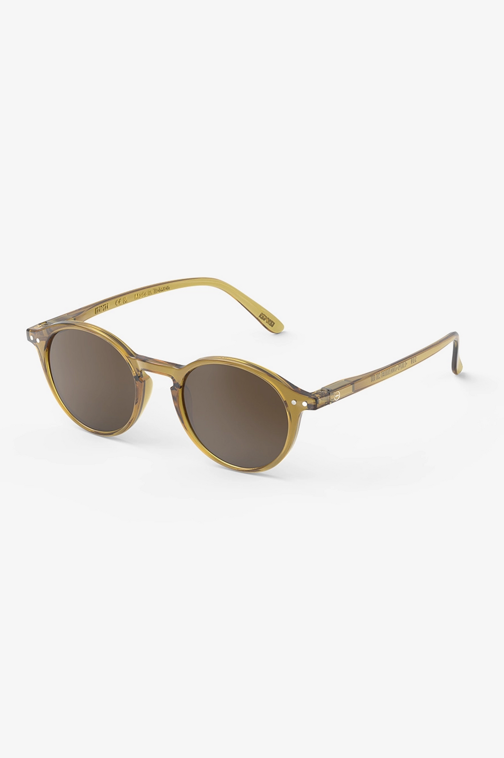 IZIPIZI #D Golden Green Sunglasses
