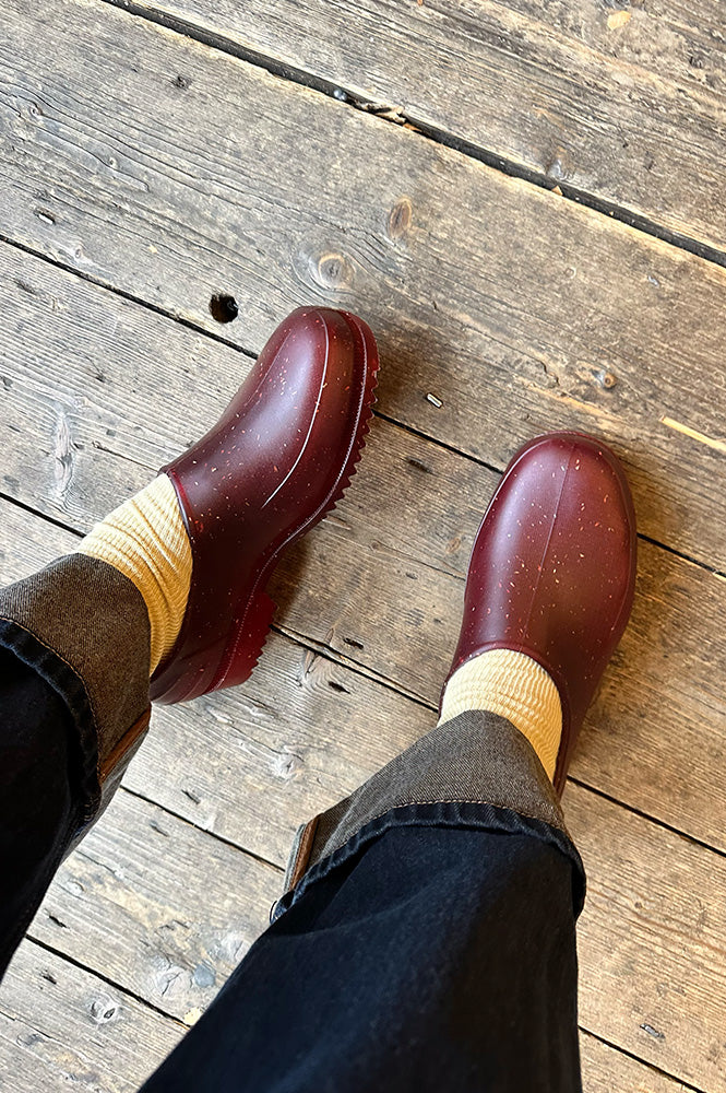 Méduse Gardana Hemp Bordeaux Clogs