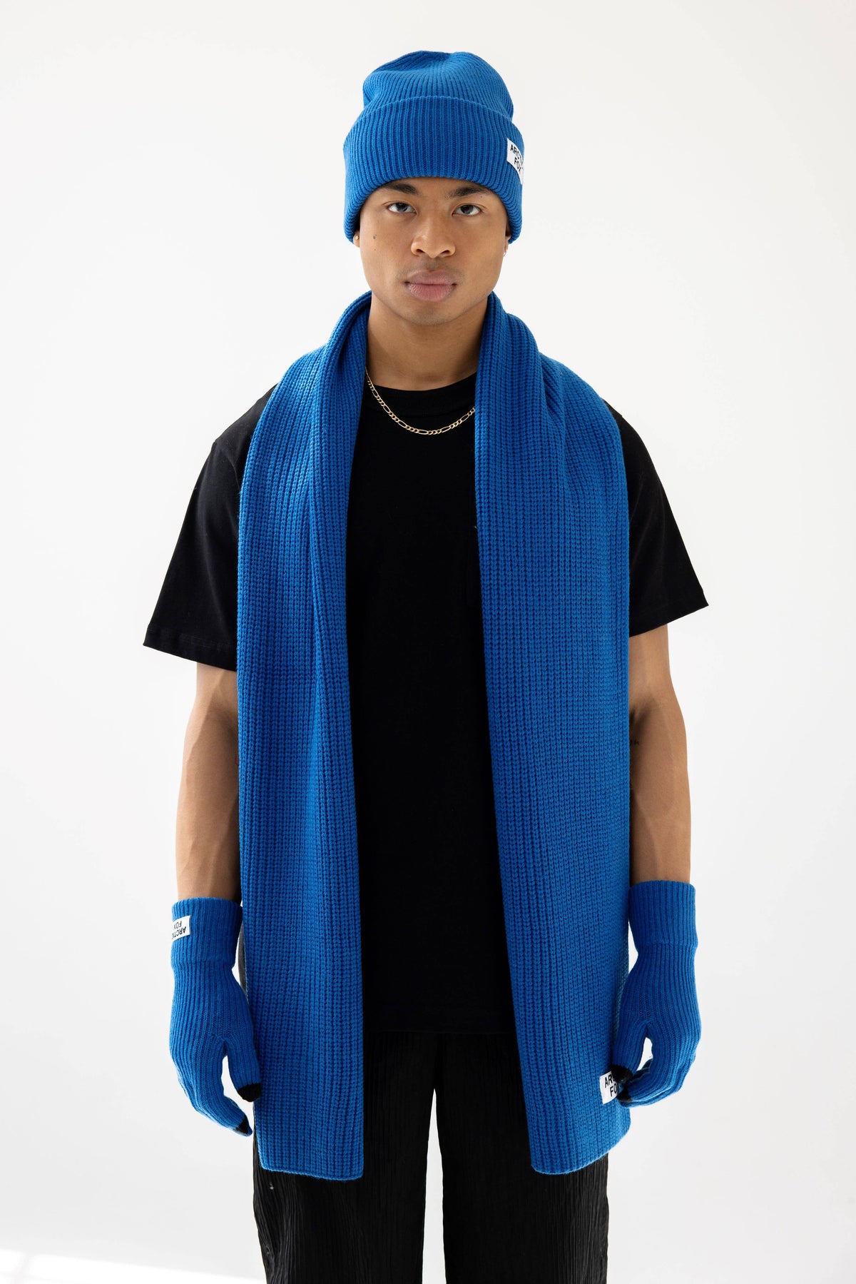 Arctic Fox Ocean Blue Scarf