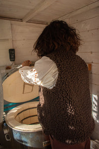 Leon & Harper Vinny Brown Gilet - The Mercantile London