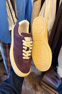 Good News Lagoon Burgundy Trainers - The Mercantile London