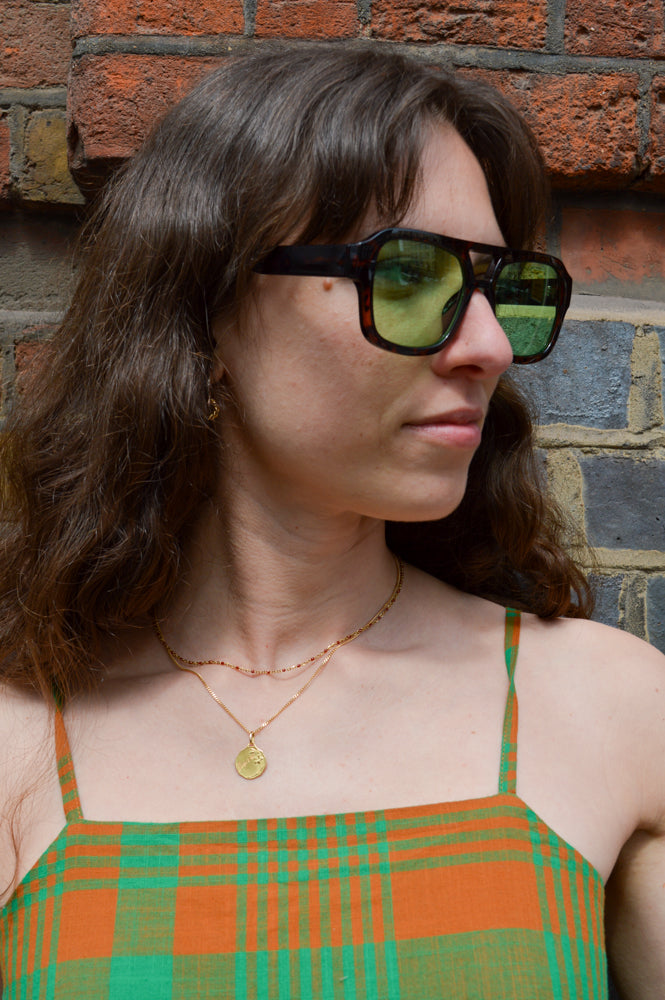 A Kjaerbede Kaya Demi Tortoise Sunglasses - The Mercantile London