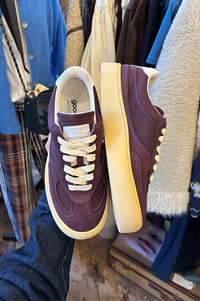 Good News Lagoon Burgundy Trainers - The Mercantile London