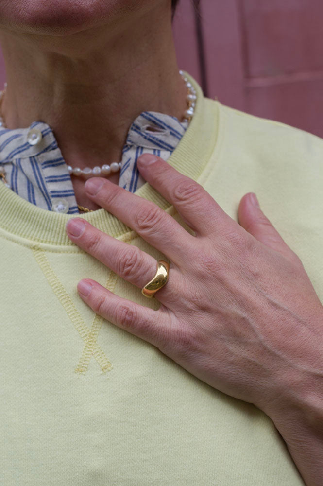 Shyla Rocco Ring in Gold - The Mercantile London