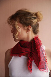 Habiba Babita Aura Red Bandana