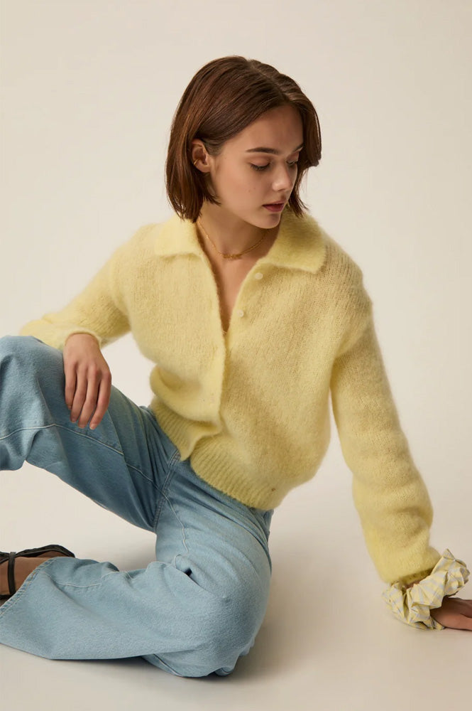 Des Petits Hauts Alpolo Butter Cardigan