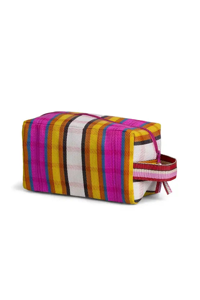 British Colour Standard Indian Yellow & Magenta Recycled Wash Bag