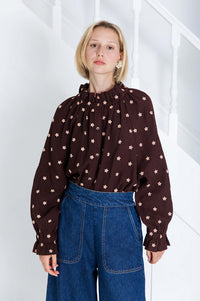 Bonté Arlo Chocolate Star Shirt - The Mercantile London