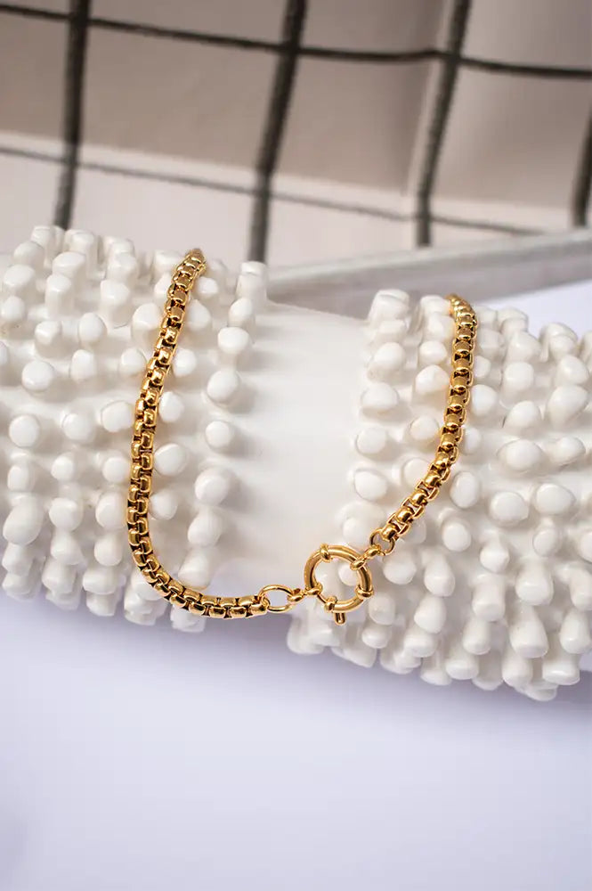 Ashiana London Dakota Chunky Gold Choker Necklace
