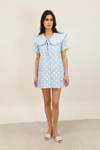 Daphne Lulu Sailor Polka Dot Dress