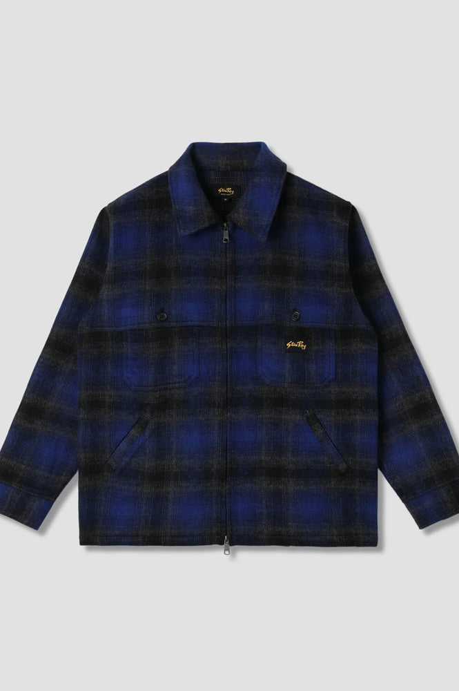 Stan Ray Mackinaw Navy Check Jacket - The Mercantile London