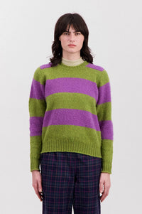 Howlin' Shaggy Bear Spindrift Stripe Jumper - The Mercantile London