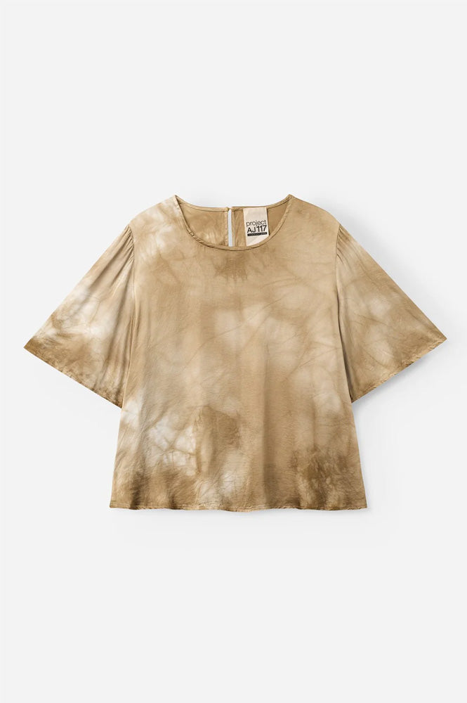 Project AJ117 Rose Sand Blouse - The Mercantile London