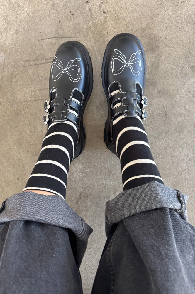 Le Bon Shoppe Wally Black Socks