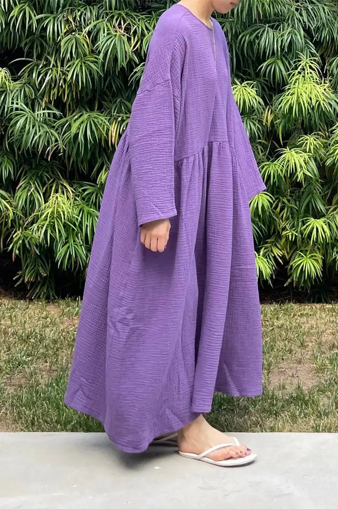 April Meets October Jacaranda Picnic Dress