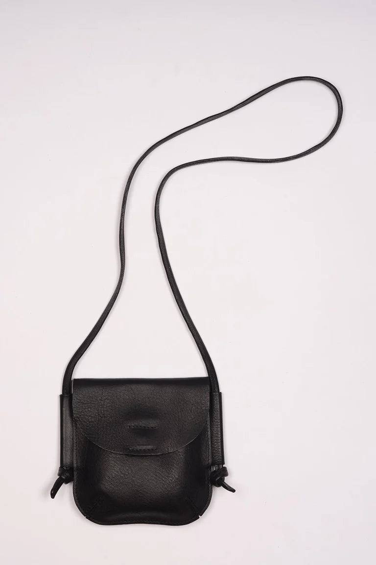 Kate Sheridan Mini Black Ribbon Bag