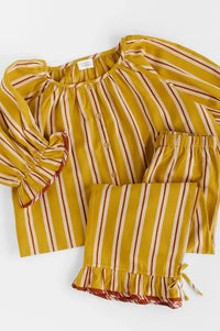 Projektityyny Tumeric Pop Striped Bloomer Trousers